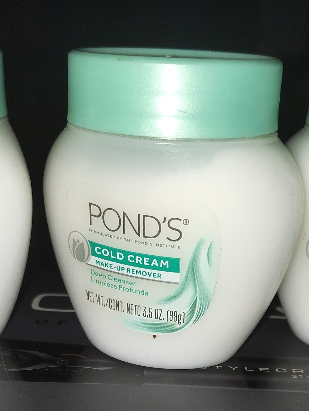 Pond's Cold Cream Make-Up Remover - White Jar with Mint Cap